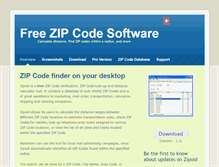 Tablet Screenshot of freezipcode.com